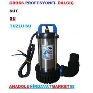 GROSS 12VOLT DALGIÇ POMPA SÜT ÇEKME POMPASI SU ÇEKME DALGICI