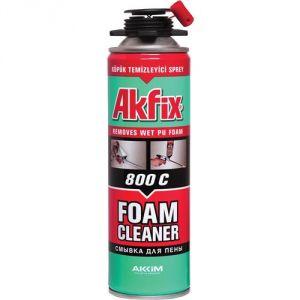 AKFİX 800C POLİÜRETAN KÖPÜK TEMİZLEYİCİ SPREY 500 ML