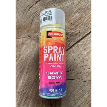 COLORİUM 400ML SİNYAL SARI SPREY BOYA PARLAK SARI SPREY BOYA