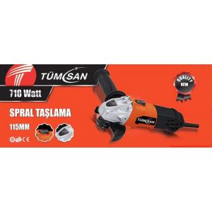 TÜMSAN GÜÇLÜ AVUÇ TAŞLAMA 115MM 710 WATT