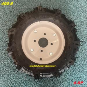 DEHA 400-8 ÇAPA MAKİNASI TEKERİ JANTLİ ÇAPA MAKİNA RÖMORK TEKERİ TAKIMI 6KAT 1 TAKIM