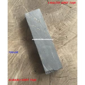 DAMLA ELMASLI GİRİT TAŞI YAĞLI BIÇAK BİLEME TAŞI GİRİT TAŞI BİLE TAŞI DOĞAL YAĞ TAŞI 700GR