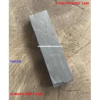 DAMLA ELMASLI GİRİT TAŞI YAĞLI BIÇAK BİLEME TAŞI GİRİT TAŞI BİLE TAŞI DOĞAL YAĞ TAŞI 700GR