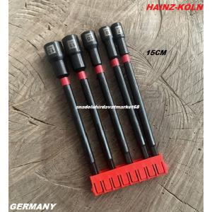 KÖLN 15CM BİTS LOKMA UÇ UZUN SOMUN SIKMA UCU MANYETİK LOKMA UCU 7MM 13MM 5PCS
