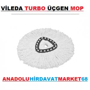 VİLEDA TURBO PEDALLI YEDEK MOP MİKROFİBER ÜÇGEN MOP ORJİNAL