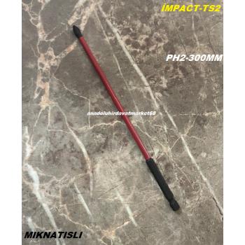 KLN TS2 İMPACT PH2 UÇ MIKNATISLI YILDIZ BİTS UÇ PH2 VİDA SIKMA UCU 30CM 1ADET