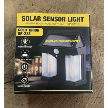 ORION SOLAR SENSÖRLÜ KAMP LAMBASI BAHÇE APLİK NOSTALJİ BAHÇE LAMBASI
