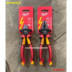 MİLWAUKEE SET 180MM PENSE COBALT ÇELİK PENSE YANKESKİ 1000V 3FONKSİYON 2Lİ