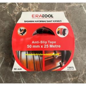 ERATOL KIRMIZI MERDİVEN KAYDIRMAZ BANT ZEMİN KAYDIRMAZ BANDI 50MM 25MT