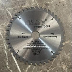 FREED 180MM ELMAS TESTERE SUNTA MDF AHŞAP KESME TESTERESİ 40 DİŞ GÖBEK 25,4MM