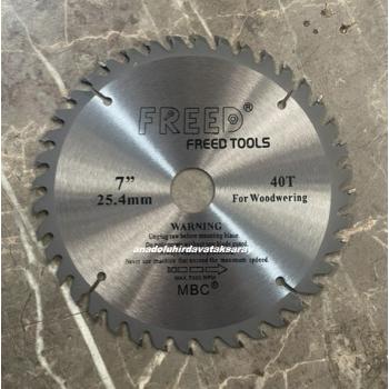 FREED 180MM ELMAS TESTERE SUNTA MDF AHŞAP KESME TESTERESİ 40 DİŞ GÖBEK 25,4MM
