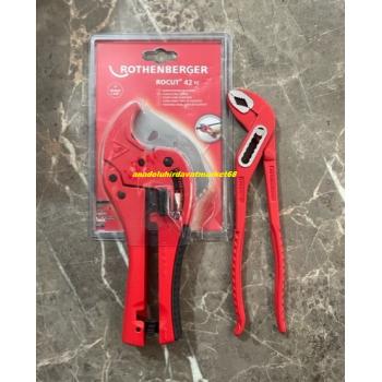 ROTHENBERGER PRO X PPRC PLASTİK BORU KESME MAKASI 42MM AYARLI FORT PENSE 2Lİ SET