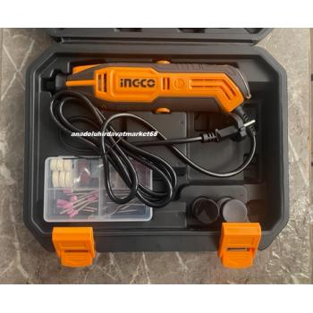İNGCO 130W MİNİ MATKAP GRAVÜR SETİ KALIPÇI TAŞLAMA AHŞAP TAŞ CAM İŞLEME SETİ 109PC