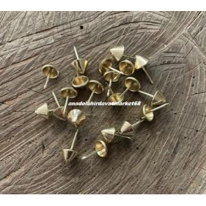 DMR KONİK KABARA RAPTİYE SİVRİ KABARA KANEPE KOLTUK ÇİVİSİ SARI 11MM 1000ADET