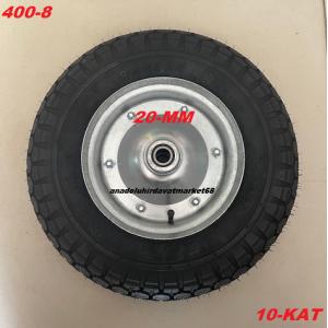 BLS 400-8 HAVALI TEKER AĞIR YÜK TAŞIMA TEKERİ 600KG HAVALI TEKERLEK 10 KAT MİL ÇAPI 20MM