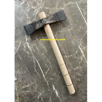 BCN ÇELİK ÇEKİÇ DİŞLİ ÇEKİÇ DÜZ AĞIZLI TAŞ KIRMA ÇEKİCİ ÇİFT AGIZLI ÇEKİÇ 1200GR
