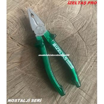 İZELTAŞ PRO 180MM PENSE CARBON ÇELİK PENSE KOMBİNE PENSE NOSTALJİ SERİ ORJ