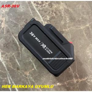 ASSUR 36V YEDEK AKÜ HİLTİ MATKAP AKÜSÜ TAŞLAMA YIKAMA TESTERE AKÜ 5AH 10PİLLİ