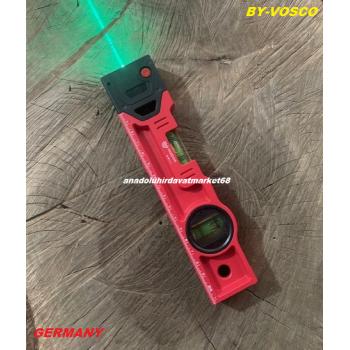 VSC LAZERLİ SU TERAZİSİ DÖKÜM MIKNATISLI SU TERAZİ YATAY DİKEY LAZERLİ GERMANY 21CM