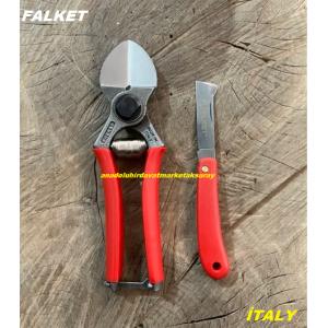 FALKET BAĞ BUDAMA MAKASI BUDAMA MAKASI AŞI ÇAKISI İTALYAN DÖVME ÇELİK 2Lİ SET