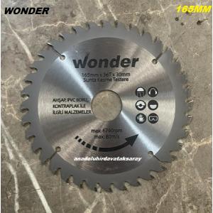 WONDER PRO 165MM ELMAS TESTERE DAİRE TESTERE SUNTA MDF AHŞAP PVC TESTERESİ