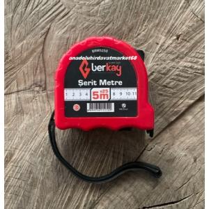 BERKAY PRO 5*25MM 5 METRE YÜKSEK KALİTE ÇELİK ŞERİT METRE 25MM