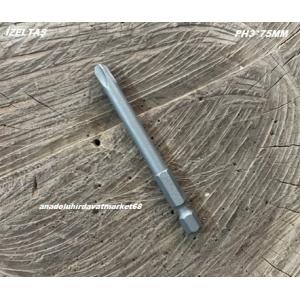 İZELTAŞ PH3 YILDIZ BİTS UÇ 75MM ÇELİK PH3 KALIN VİDA SIKMA UCU 1ADET
