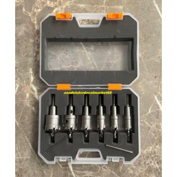 DMR 4ELMAS TCT PANÇ SAC METAL DELME UCU AHŞAP DELME UCU ÇELİK PANÇ 16-30MM 6PC