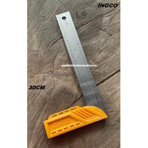 İNGCO PRO 300MM ÇELİK GÖNYE AÇILI GÖNYE 30CM ÇELİK AÇILI CETVEL PASLANMAZ