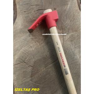 İZELTAŞ PRO KESER ÇELİK USTA KESERİ DÖVME ÇELİK KESER YEKPARE ÇELİK 400GR SAPLI
