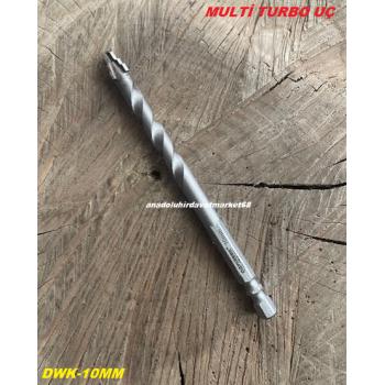DWK PRO 10MM KADEMELİ MULTİ UÇ METAL DELME UCU AHŞAP SAC MERMER DELME UCU