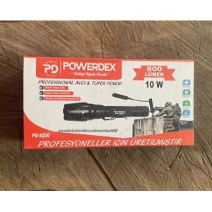 POWER PRO EL FENERİ ŞARJLI FENER TÜFEK FENERİ UZUN MENZİLLİ LED AVCI FENERİ