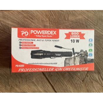 POWER PRO EL FENERİ ŞARJLI FENER TÜFEK FENERİ UZUN MENZİLLİ LED AVCI FENERİ