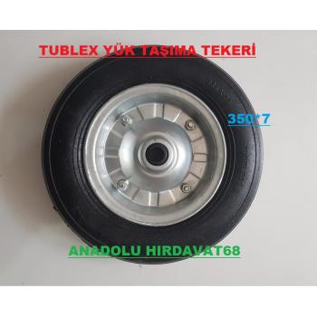 DUBLEKS TAŞ TEKER EL ARABASI TEKERİ 1 KALİTE YÜK TAŞIMA TEKERİ 335*7