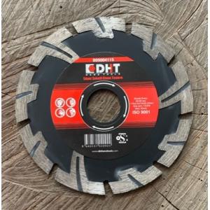 DHT 115MM TURBO ELMAS TESTERE BETON GRANİT MERMER TAŞ KESİCİ