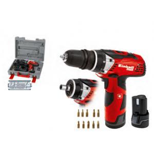 Einhell TE-CD 12 X-Li AKÜLÜ MATKAP 12V 1.3 Ah ÇİFT AKÜ ŞARJLI MATKAP