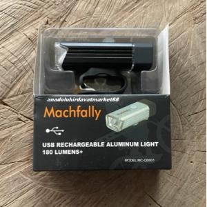MAC METAL GÖVDE LED BİSİKLET FENERİ ŞARJLI BİSİKLET LAMBASI KLİPSLİ 4 FARKLI