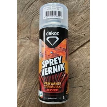 DEKOR 400ML AKRİLİK MAT VERNİK SPREY MAT VERNİK YÜKSEK KALİTE 