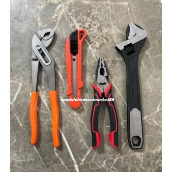DMR PENSE SETİ FORT PENSE 180MM PENSE YANKESKİ MAKET BIÇAK KURBAGACIK 4LÜ SET