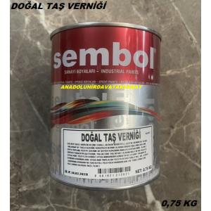SEMBOL DOĞAL TAŞ VERNİĞİ GLAZOL TAŞ BİNA VERNİK AHŞAP TUĞLA VERNİĞİ ŞEFFAF 0,75KG