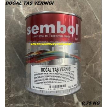 SEMBOL DOĞAL TAŞ VERNİĞİ GLAZOL TAŞ BİNA VERNİK AHŞAP TUĞLA VERNİĞİ ŞEFFAF 0,75KG