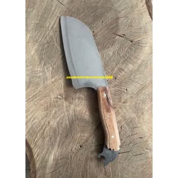 DMRT KURT BAŞLI ÇELİK SATIR KAMP SATIRI AVCI SATIRI LAZER ÇELİK SATIR DERİ KILIFLI