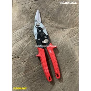 MİLWAUKEE COBALT ÇELİK SAC MAKASI SOL KÖŞEBENT MAKASI KAPORTACI MAKASI 260MM 2V