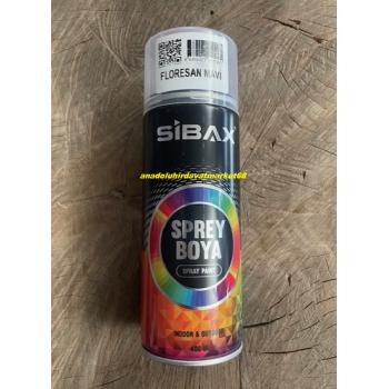 SİBAX 400ML AKRİLİK FLORESAN MAVİ SPREY BOYA MAVİ RENK EFEKT SPREY BOYA