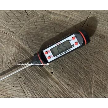 MSF ÇUBUK TERMOMETRE DİJİTAL KALEM TERMOMETRE GIDA ISI ÖLÇER 23CM