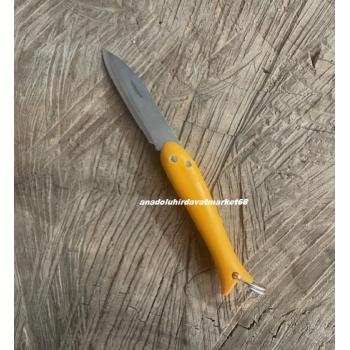 DMR ÇELİK BALIK MODEL MİNİ ÇAKI ANAHTARLIK ÇAKI MİNİ CEP ÇAKISI EL YAPIMI 5CM