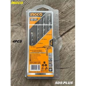 İNGCO PRO SDS PLUS BETON DELME UCU DUVAR MERMER DELME UÇ SETİ 6-8-10MM 4PCS