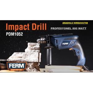 FERM DARBELİ MATKAP PDM1052 800 WATT PRO MATKAP HOLLANDA