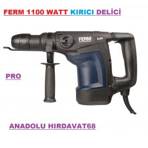 FERM KIRICI DELİCİ MATKAP 1100 WATT HDM1043P GÜÇLÜ KIRICI MATKAP