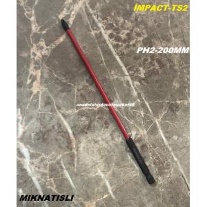 KLN TS2 İMPACT PH2 UÇ MIKNATISLI YILDIZ BİTS UÇ PH2 VİDA SIKMA UCU 20CM 1ADET